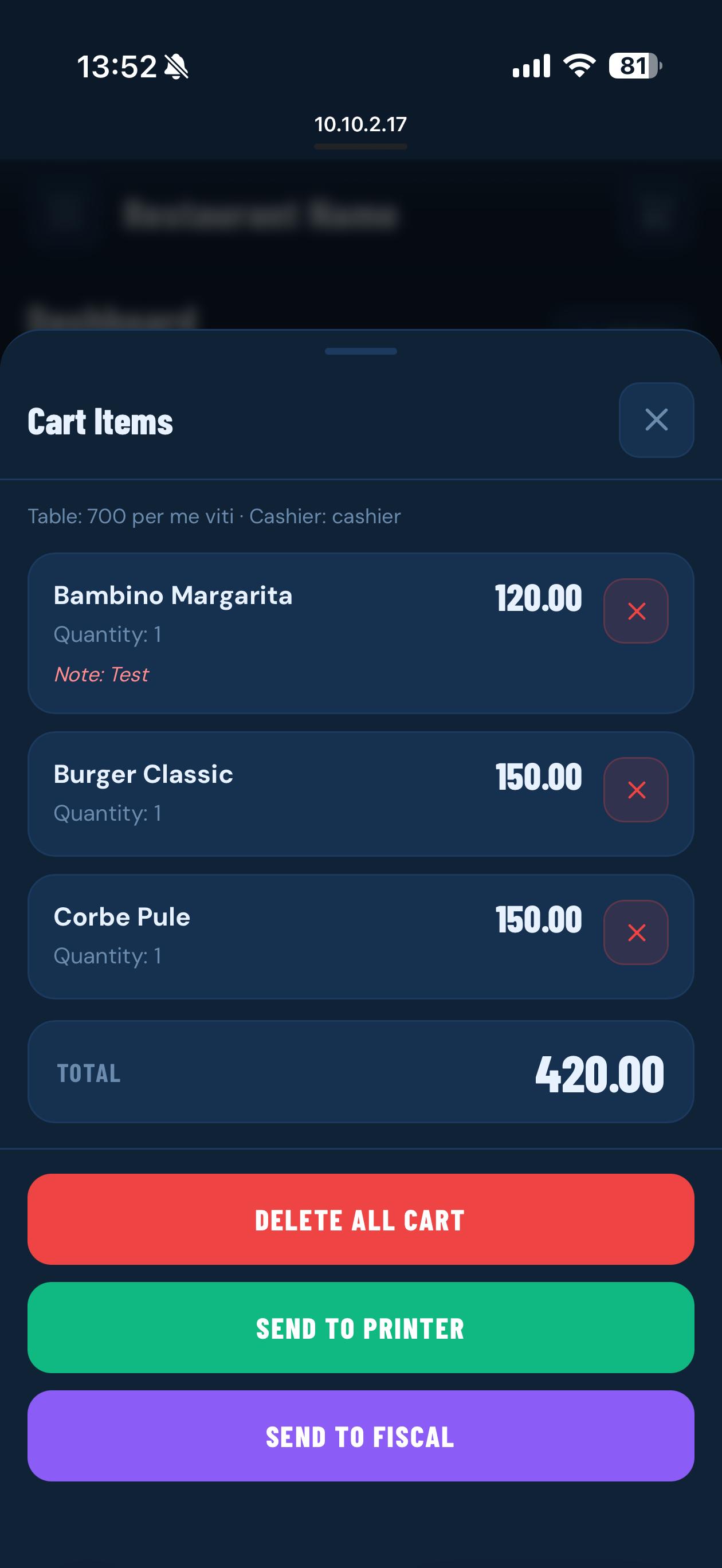 Restaurant POS 