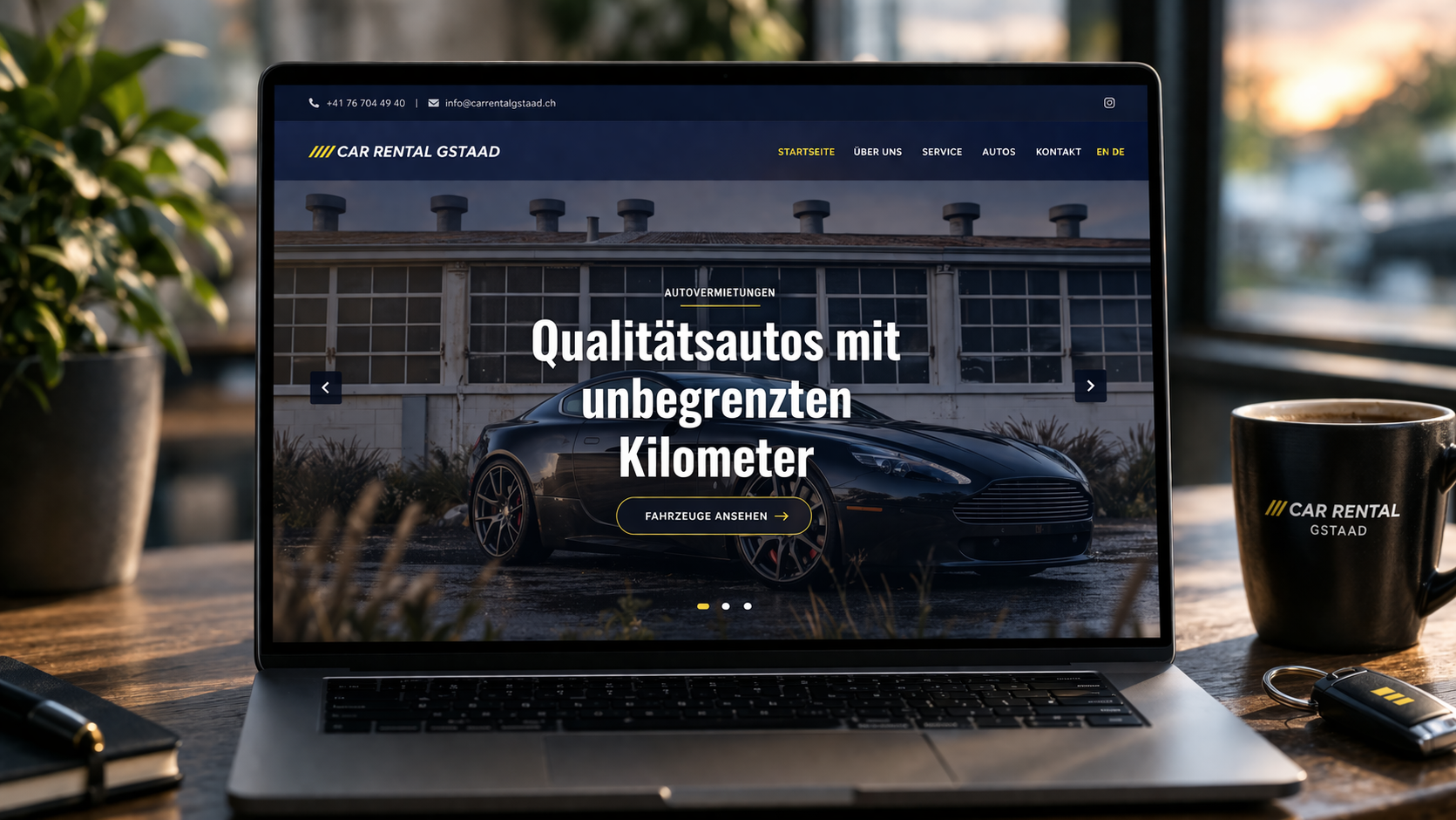 Car Rental GSTAAD — Luxury Car Rental Website